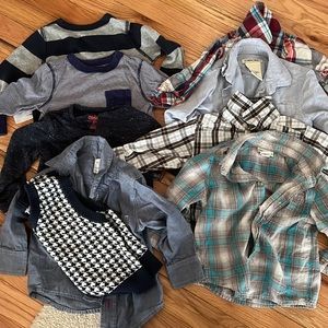 Lot of 18 months fall/winter shirts
